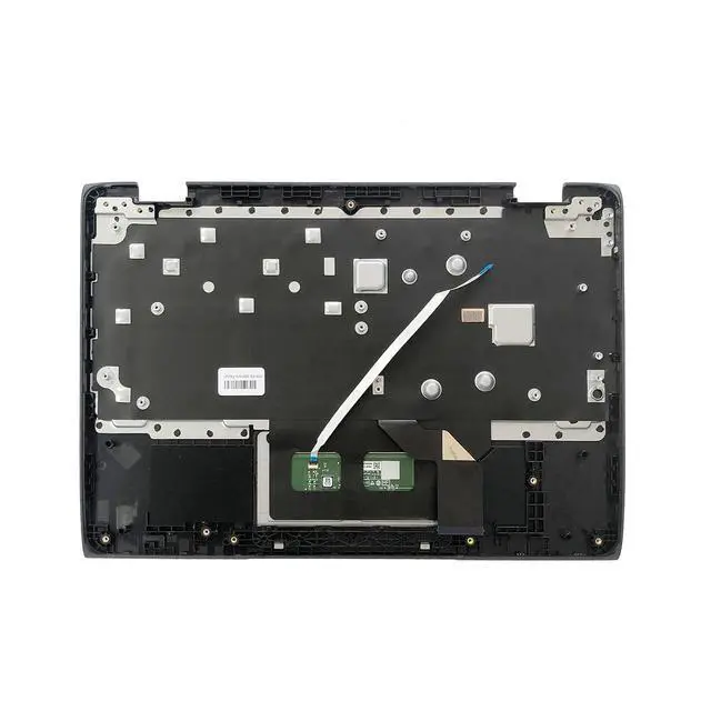 Alt view image 3 of 7 - 5CB1E21835 Replacement for Lenovo 100e Chromebook 2nd Gen MTK 2 82Q3 Laptop Upper Top Cover Case Palmrest US Keyboard Touchpad Assembly Part