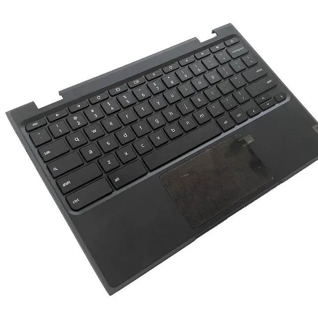 Alt view image 2 of 7 - Replacement for Lenovo 100e Chromebook 2nd Gen MTK 2 82Q3 Laptop Upper Top Cover Case Palmrest US Keyboard Touchpad Assembly Part 5CB1E21835