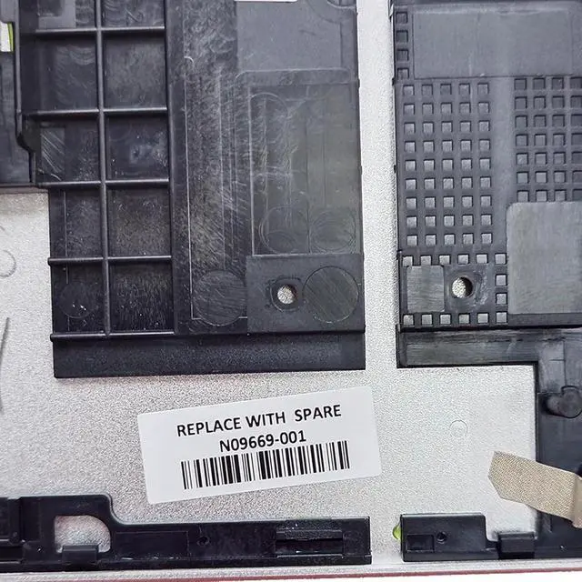 Alt view image 6 of 7 - N09669-001 Replacement for HP Envy X360 15-EW Laptop Upper Top Cover Case Palmrest Backlit US Keyboard Assembly Part Silver