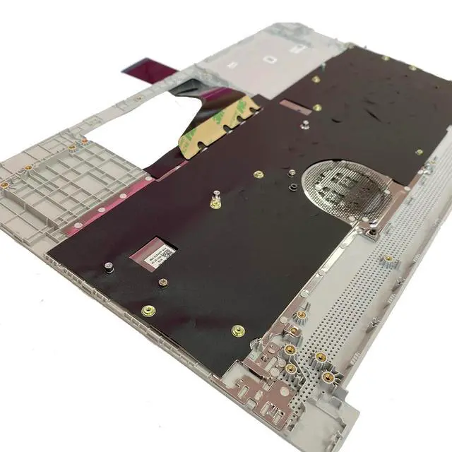Alt view image 5 of 7 - Replacement for HP 15-DY 15-EF 15s-eq 15s-fq 15T-DY100 15Z-EF100 17-CA1022CY 14-dh1000 15 inch Laptop Upper Top Cover Case Palmrest Not-Backlit Keyboard Assembly Part L63578-001 Sliver