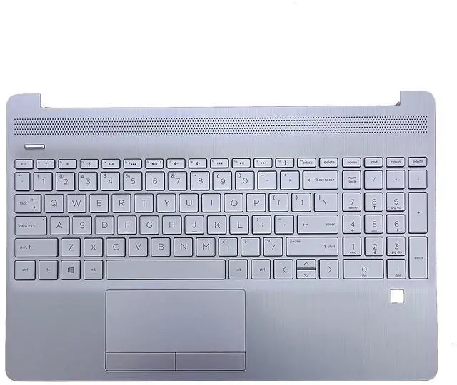Main image of L52154-001 Replacement for HP 15T-DW200 15T-DW300 15Z-GW000 15-DW3032CL 15T-DW 15-DW 15-GW 15s-du Laptop Upper Top Cover Case Palmrest Backlit US Keyboard Touchpad Assembly Part Sliver