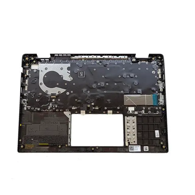 Alt view image 2 of 7 - 02RM93 2RM93 04PX9K 4PX9K Replacement for Dell Latitude 14 3420 E3420 Laptop Upper Top Cover Case Palmrest Not-Backlit US Keyboard Assembly Part Black
