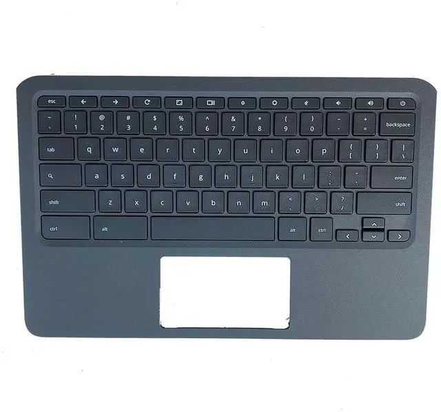 Main image of Replacement for HP Chromebook 11A-NB0013DX 11A-NB0047NR NB Laptop Upper Top Cover Case Palmrest Keyboard Assembly Part L99855-001