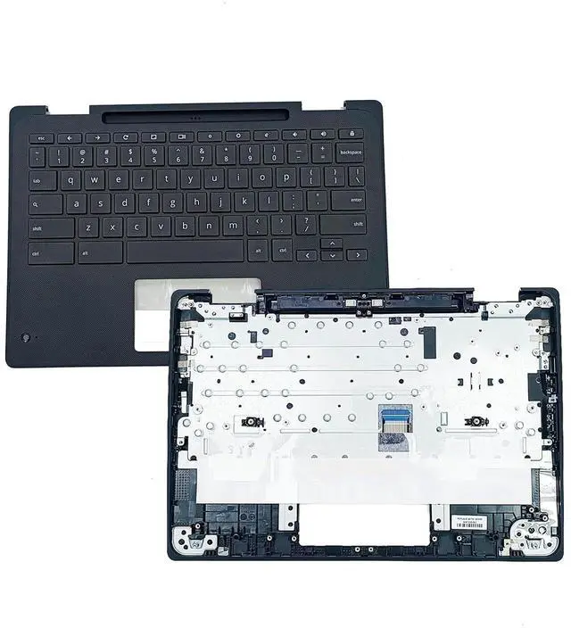 Main image of M47220-001 Replacement for HP Chromebook X360 11 G4 EE Laptop Upper Top Cover Case Palmrest Keyboard Assembly Part with-WFC
