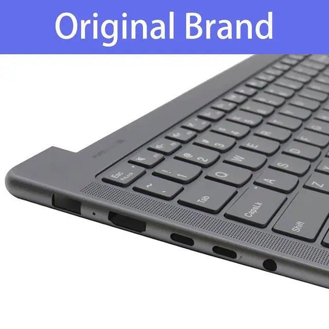 Alt view image 3 of 7 - 5CB1N62249 Replacement for Lenovo Yoga Pro 916IMH9 Laptop Upper Top Cover Case Palmrest Backlit US Keyboard Touchpad Assembly Part