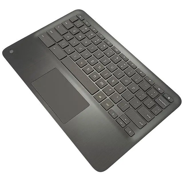 Alt view image 4 of 7 - Replacement for HP Chromebook x360 G3 EE 11 Laptop Upper Top Cover Case Palmrest Keyboard Touchpad Assembly Part Non-WFC L92214-001