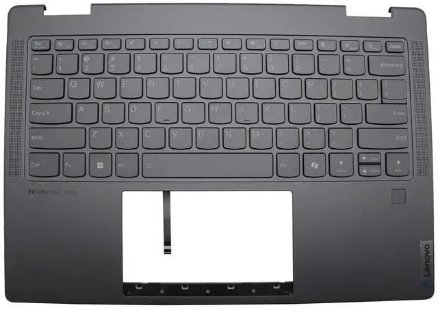 Main image of 5CB1N97636 Replacement for Lenovo Yoga 7 2-in-1 14IML9 Laptop Upper Top Cover Case Palmrest Backlit US Keyboard Assembly Part