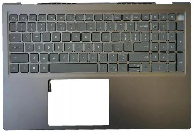 Main image of 06P0TG 6P0TG Replacement for Dell Inspiron 15Pro 5510 5515 Laptop Upper Top Cover Case Palmrest US Keyboard Assembly Part