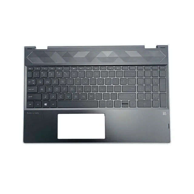 Alt view image 2 of 7 - l20848-001 4600EH0E000 Replacement for HP Pavilion X360 15T-CR000 15T-CR 15 CR 15-CR0051OD Laptop Upper Top Cover Case Palmrest Not-Backlit Keyboard Assembly Part Black