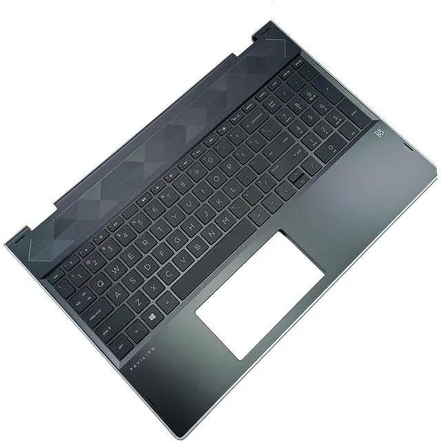 Alt view image 6 of 7 - l20848-001 4600EH0E000 Replacement for HP Pavilion X360 15T-CR000 15T-CR 15 CR 15-CR0051OD Laptop Upper Top Cover Case Palmrest Not-Backlit Keyboard Assembly Part Black