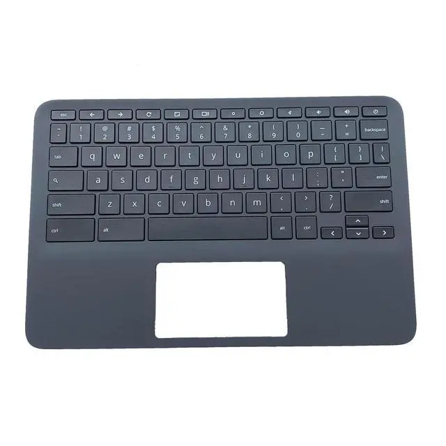 Main image of Replacement for HP Chromebook 11 G8 EE Laptop Upper Top Cover Case Palmrest Keyboard Assembly Part L90339-001