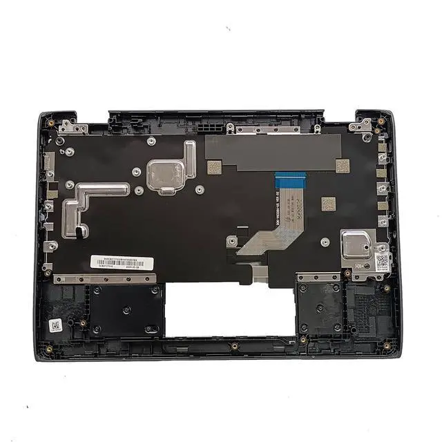 Alt view image 2 of 7 - Replacement for Lenovo 100e 2nd Gen Notebook 81M8 Laptop Upper Top Cover Case Palmrest Not-Backlight Keyboard Assembly Part 5CB0T77532 Black