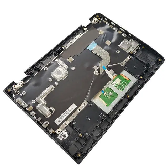 Alt view image 4 of 7 - Replacement for Lenovo 100e 2nd Gen Notebook 81M8 Laptop Upper Top Cover Case Palmrest Not-Backlight Keyboard Touchpad Assembly Part 5CB0T77532 Black
