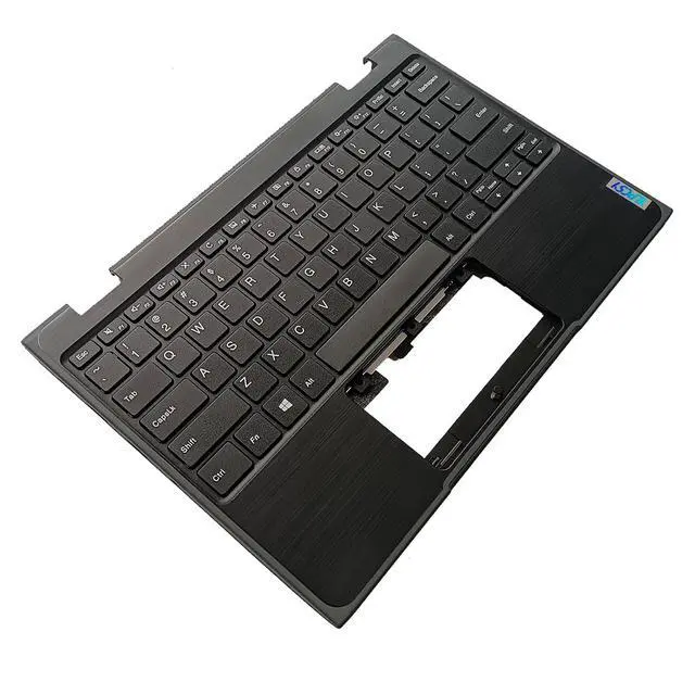Alt view image 4 of 7 - Replacement for Lenovo 100e 2nd Gen Notebook 81M8 Laptop Upper Top Cover Case Palmrest Not-Backlight Keyboard Assembly Part 5CB0T77532 Black