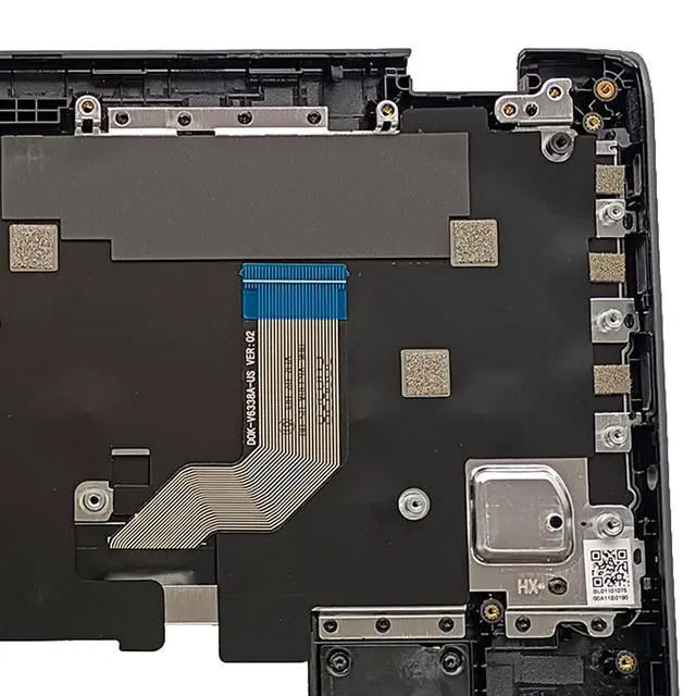 Alt view image 5 of 7 - Replacement for Lenovo 100e 2nd Gen Notebook 81M8 Laptop Upper Top Cover Case Palmrest Not-Backlight Keyboard Assembly Part 5CB0T77532 Black