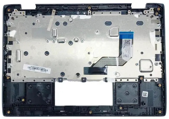 Alt view image 2 of 7 - Replacement for Lenovo 300e Chromebook 2nd Gen 81MB Laptop Upper Top Cover Case Palmrest Not-Backlight Keyboard Assembly Part with Camera 5CB0T79500 Black