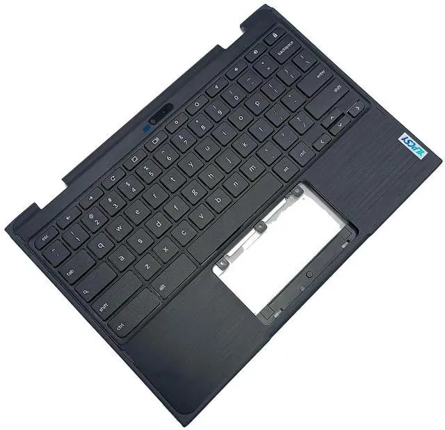 Alt view image 3 of 7 - Replacement for Lenovo 300e Chromebook 2nd Gen 81MB Laptop Upper Top Cover Case Palmrest Not-Backlight Keyboard Assembly Part with Camera 5CB0T79500 Black