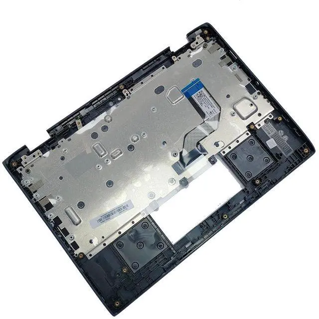Alt view image 4 of 7 - Replacement for Lenovo 300e Chromebook 2nd Gen 81MB Laptop Upper Top Cover Case Palmrest Not-Backlight Keyboard Assembly Part with Camera 5CB0T79500 Black
