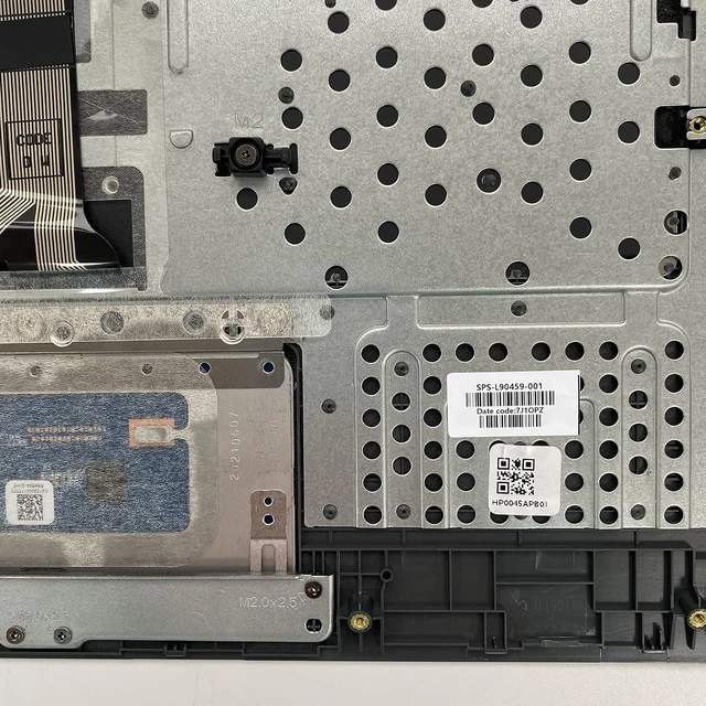 Alt view image 6 of 7 - Replacement for HP Chromebook 14 G6 CB14G6 CelN4000 15.6" Laptop Upper Case Palmrest Keyboard Touchpad Assembly Part L90459-001