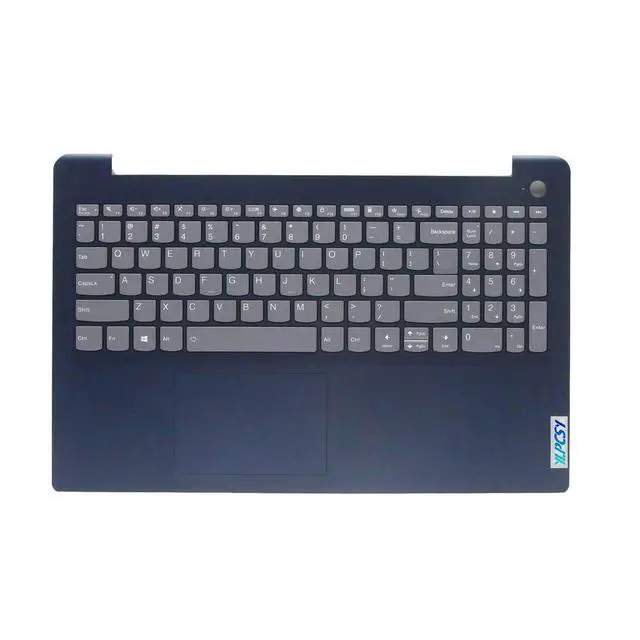 Alt view image 2 of 7 - Replacement for Lenovo ideapad 3-15ITL6 3-15ALC6 Laptop Upper Top Cover Case Palmrest Backlit Keyboard Touchpad Assembly Part 5CB1B62097 Blue