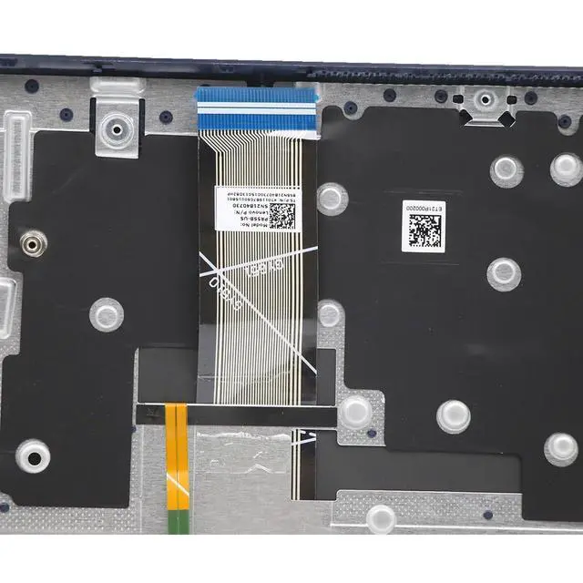 Alt view image 4 of 7 - Replacement for Lenovo ideapad 3-15ITL6 3-15ALC6 Laptop Upper Top Cover Case Palmrest Backlit Keyboard Touchpad Assembly Part 5CB1B62097 Blue