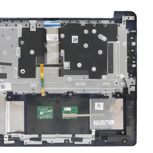 Alt view image 6 of 7 - Replacement for Lenovo ideapad 3-15ITL6 3-15ALC6 Laptop Upper Top Cover Case Palmrest Backlit Keyboard Touchpad Assembly Part 5CB1B62097 Blue
