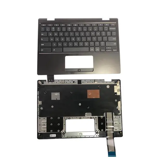 Alt view image 2 of 7 - 90NX03V1-R31US0 Replacement for Asus Chromebook 11 CR1100CKA Laptop Upper Top Cover Case Palmrest Not-Backlit US Keyboard Assembly Part