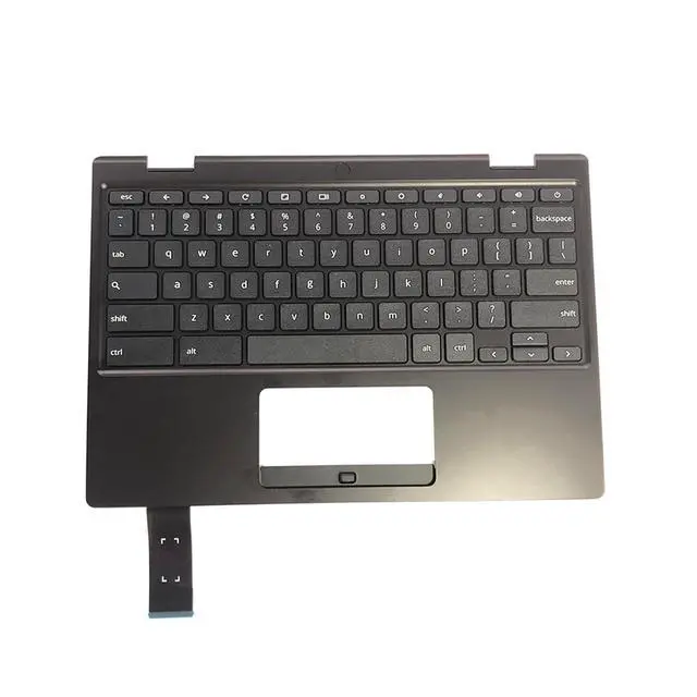 Alt view image 3 of 7 - 90NX03V1-R31US0 Replacement for Asus Chromebook 11 CR1100CKA Laptop Upper Top Cover Case Palmrest Not-Backlit US Keyboard Assembly Part