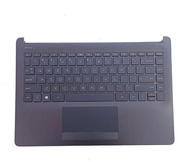 Main image of Replacement for HP Pavilion 14-CF 14-DF 14-DK Laptop Upper Top Cover Case Palmrest Non-Backlit Keyboard Touchpad Assembly Part L24818-001 6070B1306601