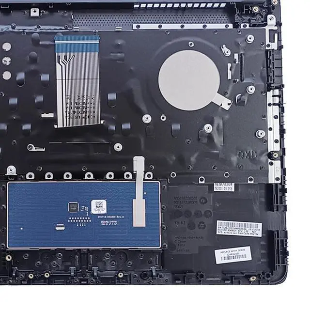 Alt view image 4 of 7 - Replacement for HP Pavilion 14-CF 14-DF 14-DK Laptop Upper Top Cover Case Palmrest Non-Backlit Keyboard Touchpad Assembly Part L24818-001 6070B1306601