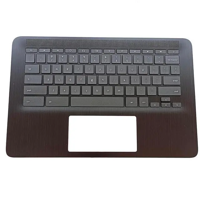 Main image of Replacement for HP Chromebook 14 G7 CB E 14 G7 CElN4500 Laptop Upper Top Cover Case Palmrest Not-Backlit Keyboard Assembly Part M47207-001 Black