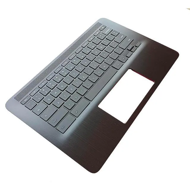 Alt view image 3 of 7 - Replacement for HP Chromebook 14 G7 CB E 14 G7 CElN4500 Laptop Upper Top Cover Case Palmrest Not-Backlit Keyboard Assembly Part M47207-001 Black