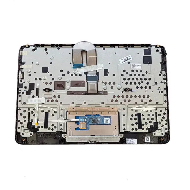 Alt view image 3 of 7 - Replacement for HP Chromebook 11MK G9 EE Laptop Upper Top Cover Case Palmrest Keyboard Touchpad Assembly Part M44258-001 Black