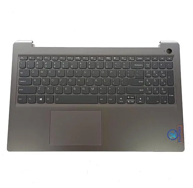 Main image of Replacement Laptop Upper Case Palmrest Backlit Keyboard Touchpad Assembly Part for Lenovo ideapad 3-15ADA6 3-15ITL6 3-15ALC6 5CB1B65660 AP21P000600 Grey Gray