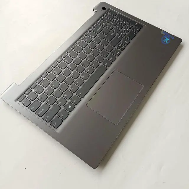 Alt view image 3 of 7 - Replacement Laptop Upper Case Palmrest Backlit Keyboard Touchpad Assembly Part for Lenovo ideapad 3-15ADA6 3-15ITL6 3-15ALC6 5CB1B65660 AP21P000600 Grey Gray