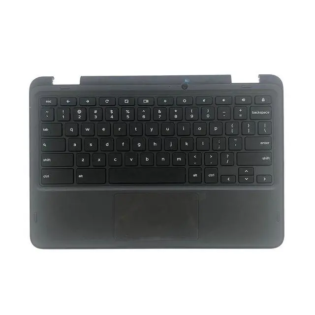 Alt view image 2 of 7 - 0801P8 801P8 Replacement for Dell Chromebook 11 3120 Laptop Upper case Palmrest Assembly Part with Non-Backlit US Keyboard and Touchpad WFC