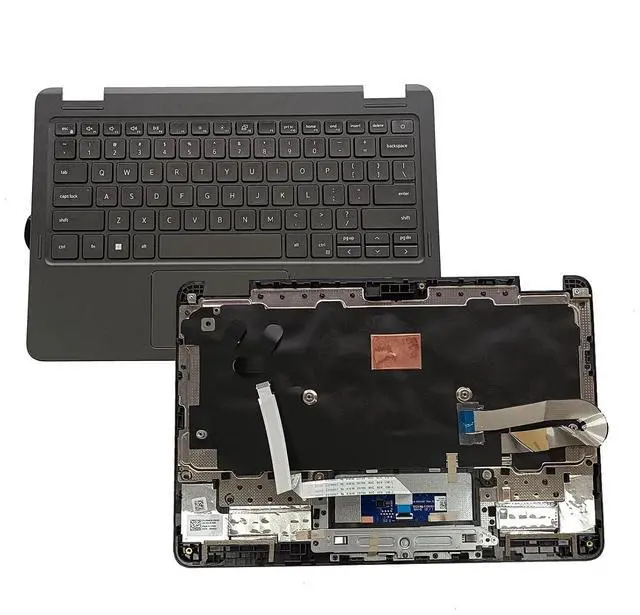 Main image of 04T28H 4T28H Replacement for Dell Latitude 3140 Laptop Upper Top Cover Case Palmrest US Keyboard Touchpad Assembly Part