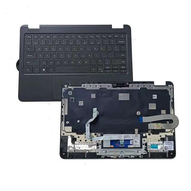 Alt view image 3 of 7 - Replacement for Dell Latitude 3140 E3140 Laptop Upper Top Cover Case Palmrest Not-Backlit US Keyboard Touchpad Assembly Part 04TGRH 4TGRH