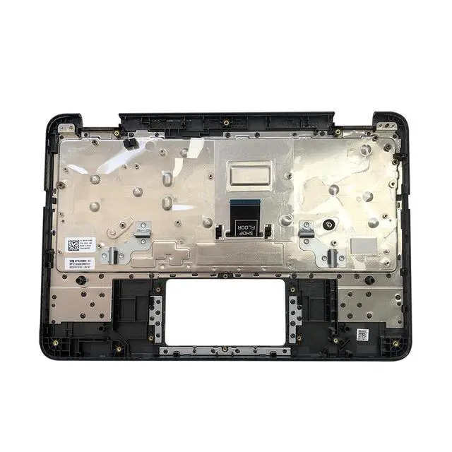 Alt view image 2 of 7 - Replacement for Dell Chromebook 11 3110Non-Touch Laptop Upper Top Cover Case Palmrest Keyboard Assembly Part 00H7CN AP3IU000800