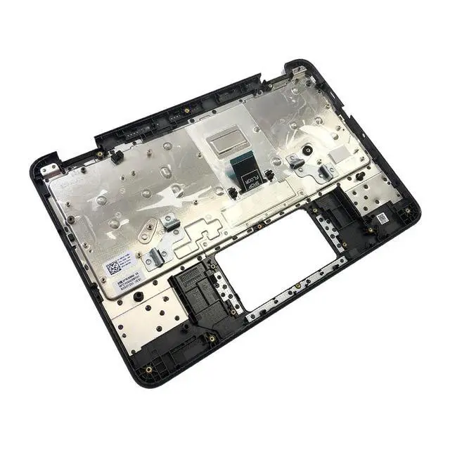 Alt view image 4 of 7 - Replacement for Dell Chromebook 11 3110Non-Touch Laptop Upper Top Cover Case Palmrest Keyboard Assembly Part 00H7CN AP3IU000800