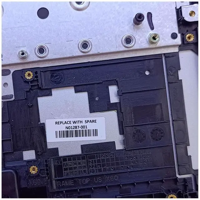 Alt view image 7 of 7 - N01287-001 4BX8STATP00/TP70/TPJ0 Replacement for HP ProBook 440 G9 445 G9 Laptop Upper Top Cover Case Palmrest Backlit US Keyboard Assembly Part Silver