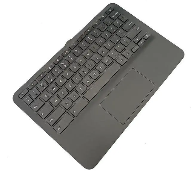 Alt view image 3 of 7 - Replacement for HP Chromebook 11 G9 EE Laptop Upper Top Cover Case Palmrest Keyboard Touchpad Assembly Part M47382-001