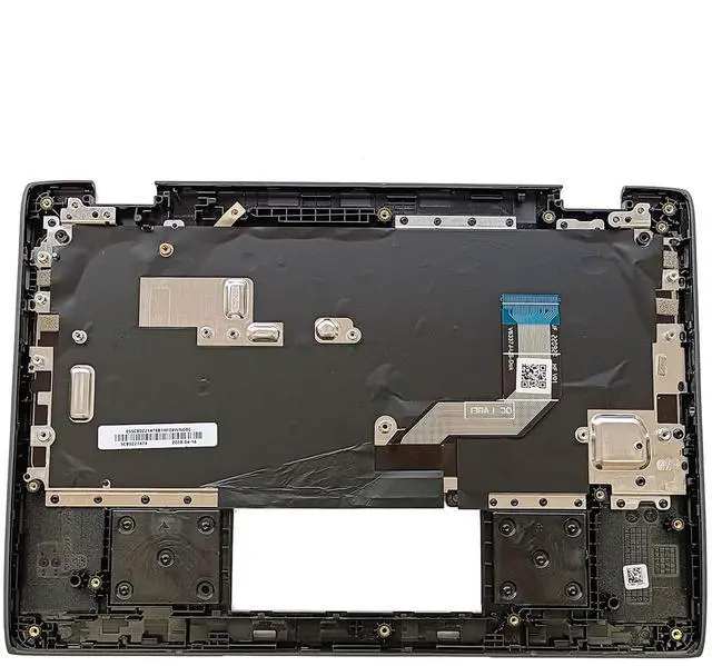 Alt view image 2 of 7 - Replacement for Lenovo 100e Chromebook 2nd Gen AST 82CD Laptop Upper Top Cover Case Palmrest Not-Backlight Keyboard Assembly Part 5CB0Z21474 Black