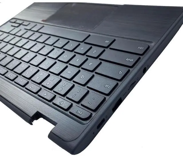 Alt view image 5 of 7 - Replacement for Lenovo 100e Chromebook 2nd Gen 81MA Laptop Upper Top Cover Case Palmrest Keyboard Touchpad Assembly Part 5CB0T79741 Black