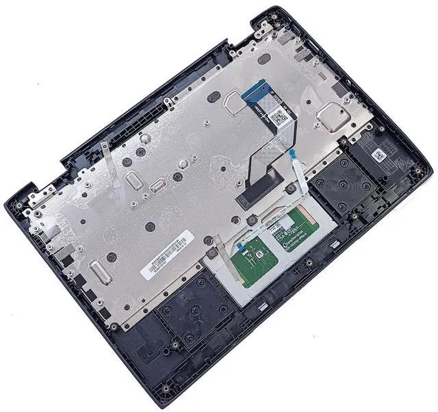 Alt view image 6 of 7 - Replacement for Lenovo 100e Chromebook 2nd Gen 81MA Laptop Upper Top Cover Case Palmrest Keyboard Touchpad Assembly Part 5CB0T79741 Black