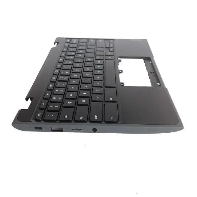 Alt view image 7 of 7 - Replacement for Lenovo 100e Chromebook 2nd Gen 81MA Laptop Upper Top Cover Case Palmrest Keyboard Assembly Part 5CB0T79741 Black