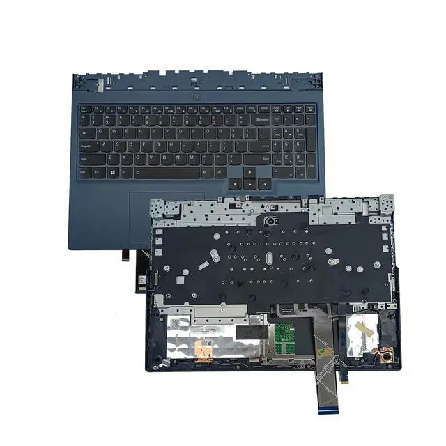 Alt view image 3 of 7 - Replacement for Lenovo Legion 5-15ACH6 82JW Laptop Upper Top Cover Case Palmrest Backlit US Keyboard Touchpad Assembly Part 5CB1C93036
