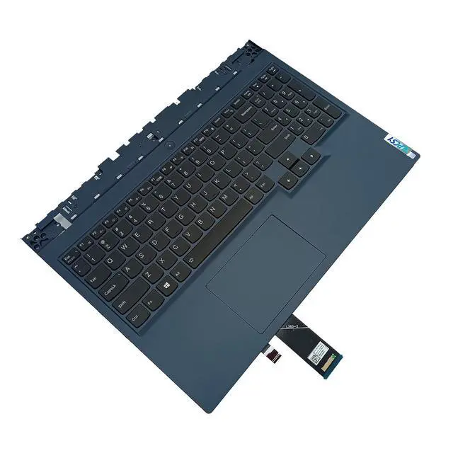 Alt view image 4 of 7 - Replacement for Lenovo Legion 5-15ACH6 82JW Laptop Upper Top Cover Case Palmrest Backlit US Keyboard Touchpad Assembly Part 5CB1C93036