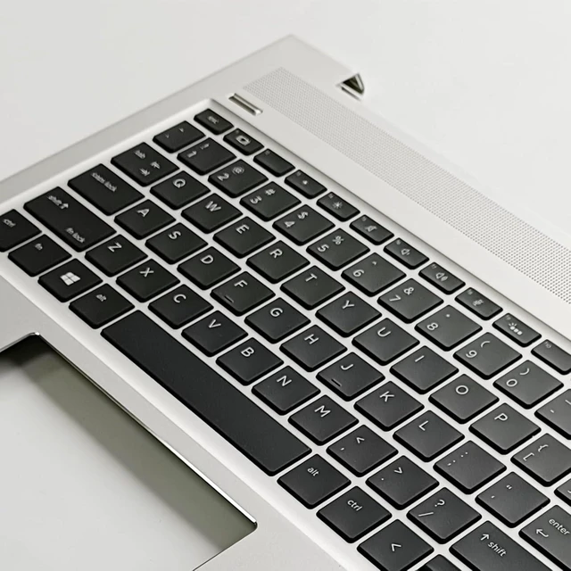 Alt view image 3 of 7 - Replacement for HP ProBook 450 G6 450 G7 Laptop Upper Top Cover Case Palmrest Backlit Keyboard Assembly Part L45090-001 Sliver