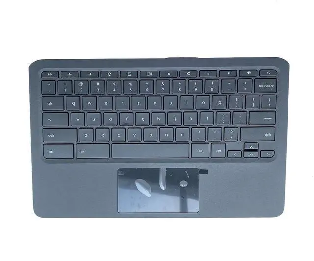 Main image of Replacement for HP Chromebook 11A G6 EE Laptop Upper Top Cover Case Palmrest Keyboard Touchpad Assembly Part L92224-001 L52192-001